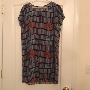 See by Chloe purple printed dress